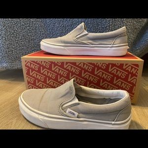 Vans Gray Slip-On Sneaker